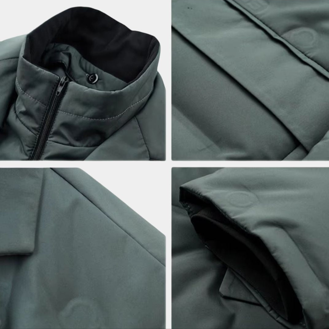 Elegante Winterjacke mit Noblem Wappendesign