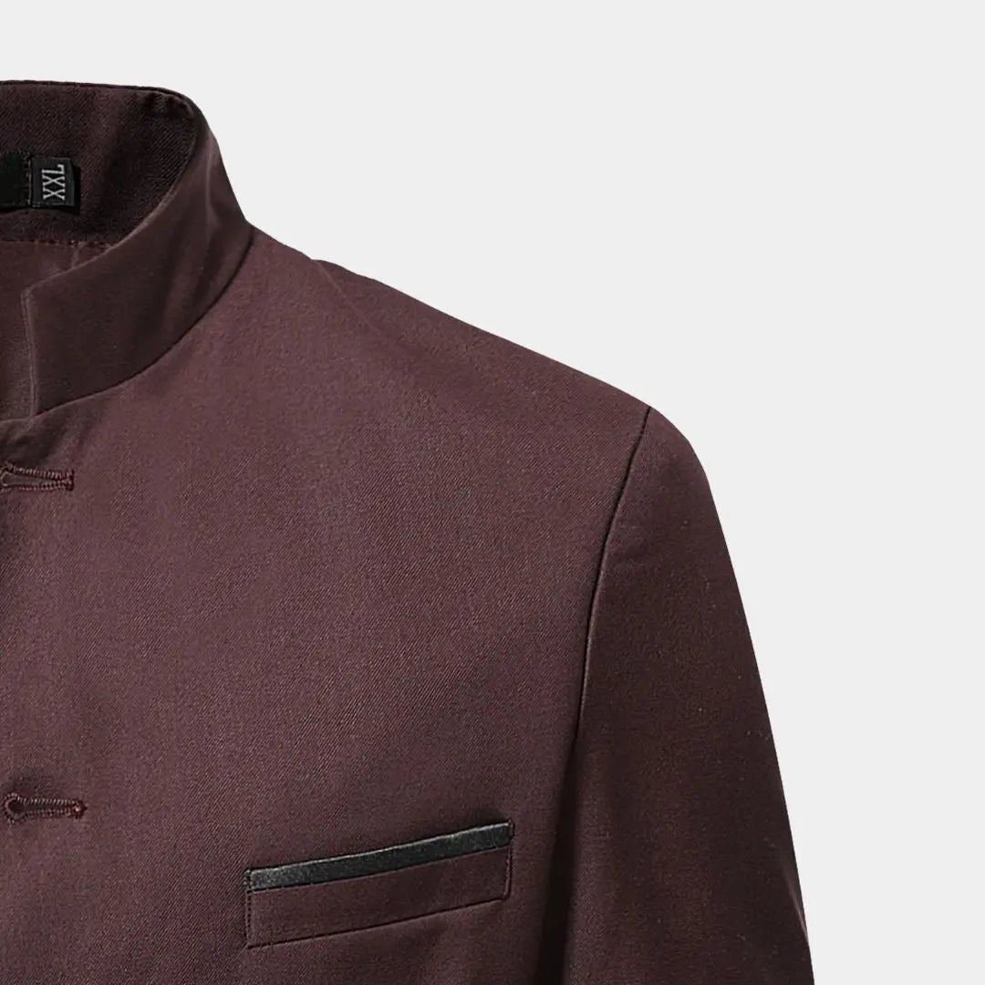 Jacke mit Kragen im Wappendesign – Regal Edition