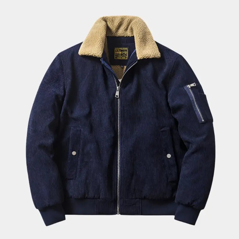 Bomberjacke aus Samtcord