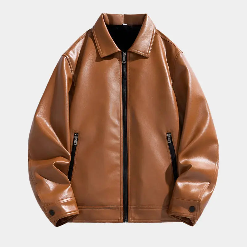 Elite Vegane Lederjacke mit Stilgarantie