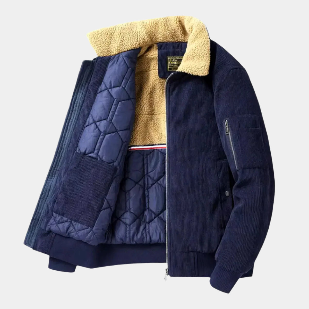 Bomberjacke aus Samtcord